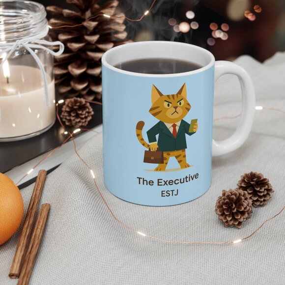 MBTI ESTJ Cat Mugs - Picture 1 of 6